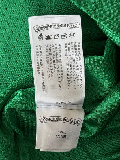 Chrome Hearts Green & Yellow Floral Nylon Mesh Longsleeve Jersey