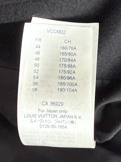 Louis Vuitton NBA Black & Red Leather Monogram Jacket