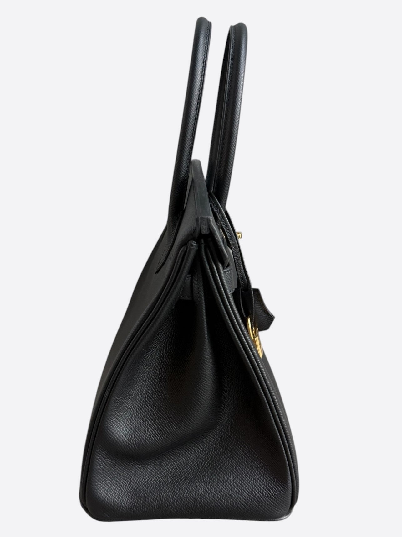 Hermes Black Epsom & Gold Hardware Birkin 30
