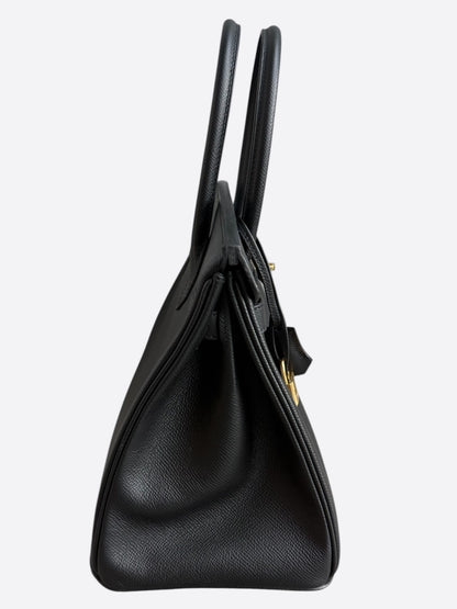 Hermes Black Epsom & Gold Hardware Birkin 30
