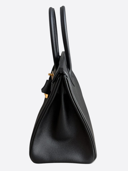 Hermes Black Epsom & Gold Hardware Birkin 30