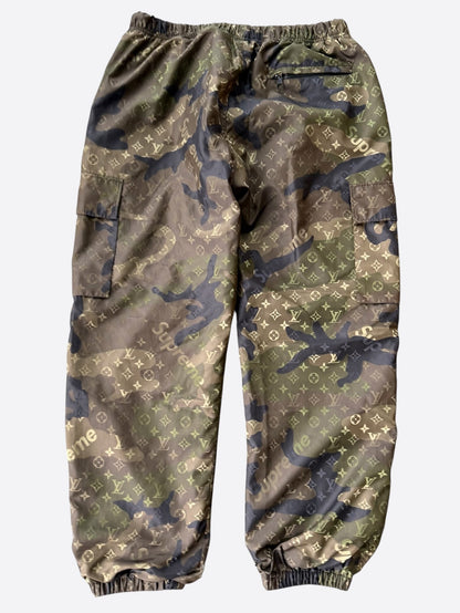 Louis Vuitton Supreme Camouflage Monogram Cargo Track Pants