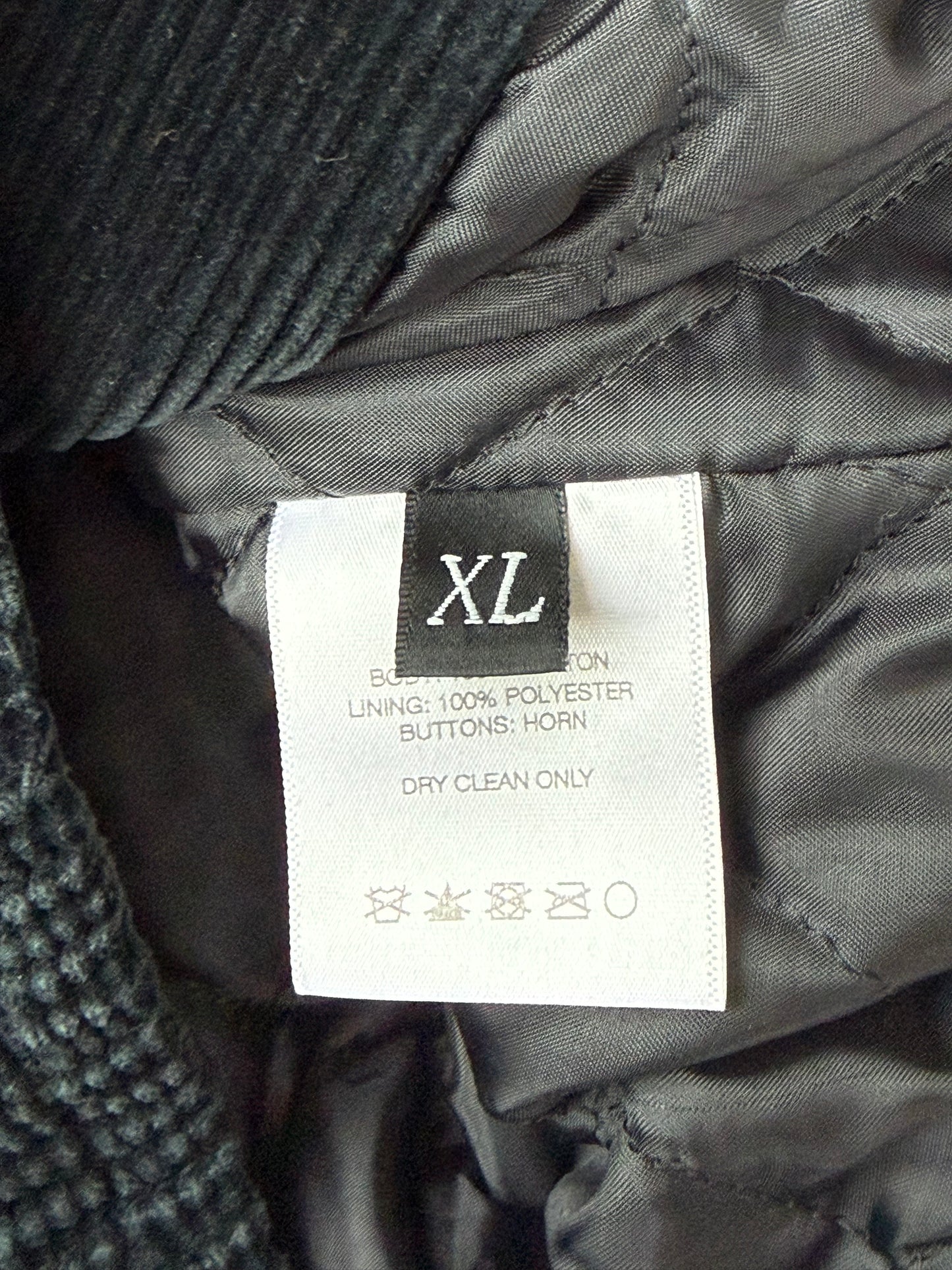 Enfants Riches Deprimes Black & White Barbara Corduroy Jacket
