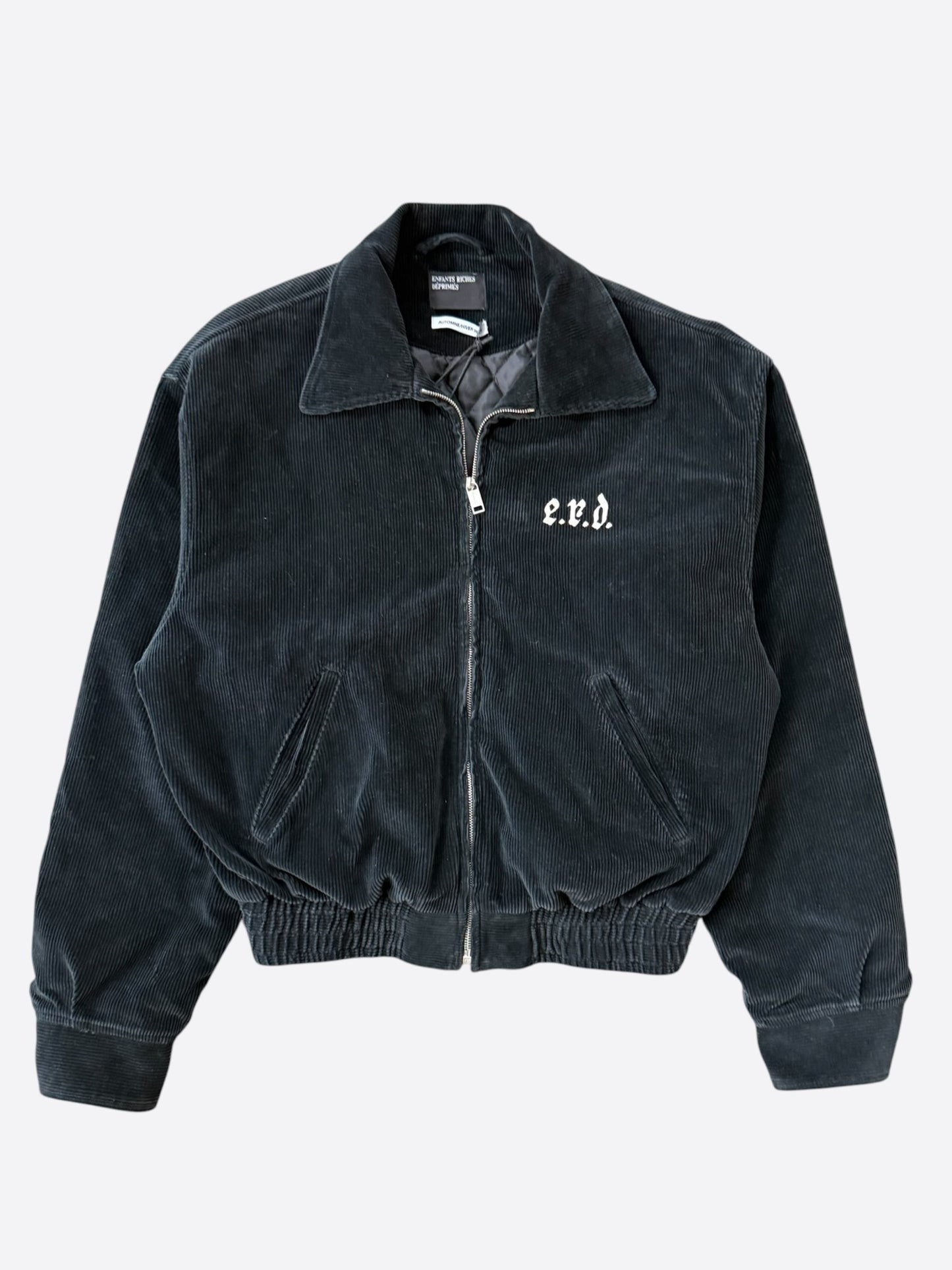 Enfants Riches Deprimes Black & White Barbara Corduroy Jacket