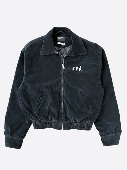 Enfants Riches Deprimes Black & White Barbara Corduroy Jacket