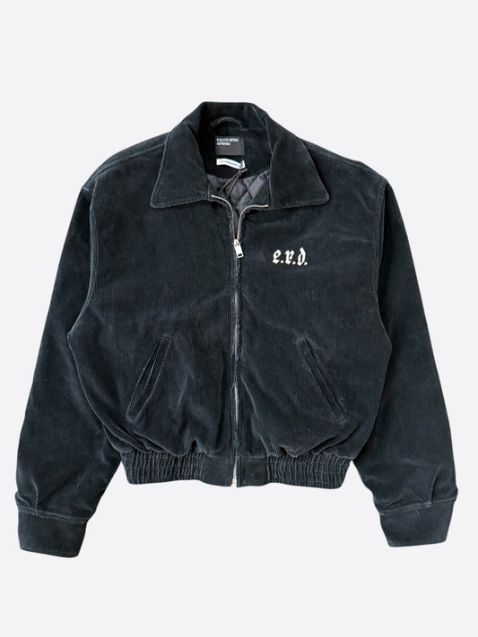 Enfants Riches Deprimes Black & White Barbara Corduroy Jacket