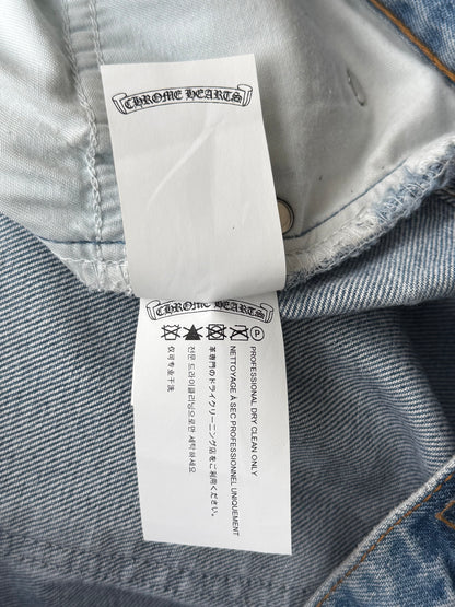 Chrome Hearts Levis Blue, Green & Cheetah Star Patch Jeans