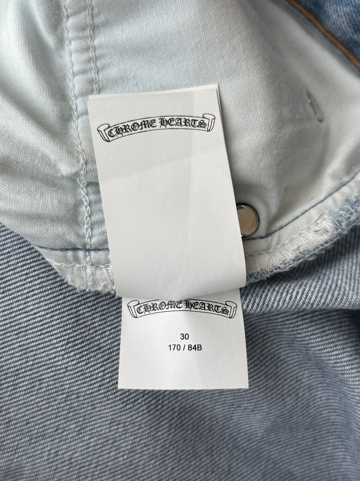 Chrome Hearts Levis Blue, Green & Cheetah Star Patch Jeans