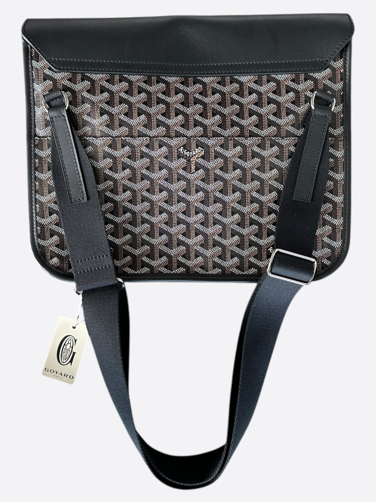 Goyard Black Coursier Messenger Bag