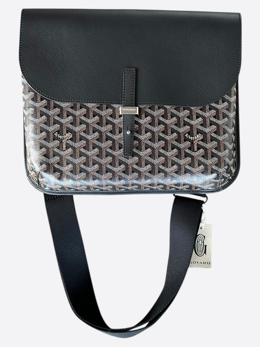 Goyard Black Coursier Messenger Bag
