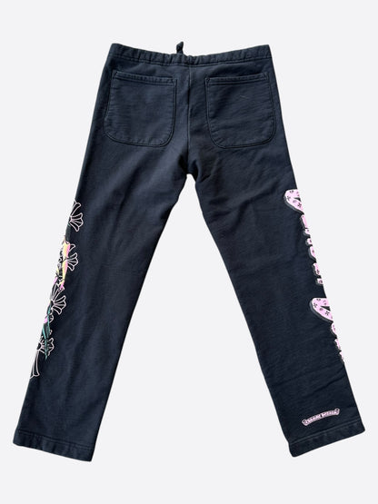 Chrome Hearts Black & Pink Deadly Doll Sweatpants