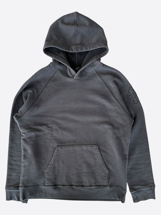 Chrome Hearts Black Triple Cross Patch Paper Jam Hoodie