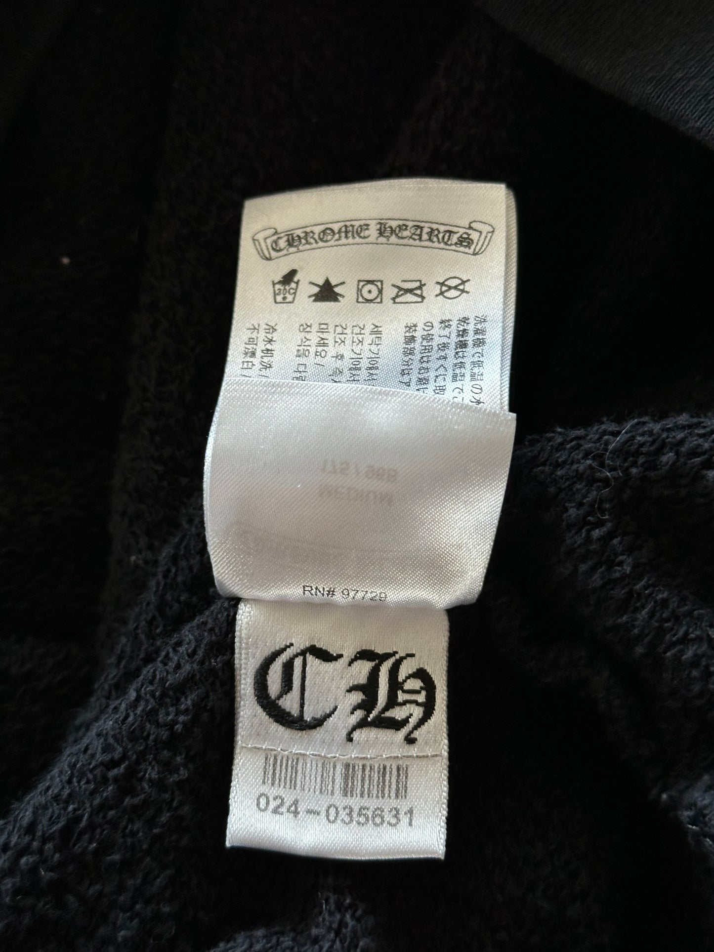 Chrome Hearts Matty Boy Black Chomper Hoodie