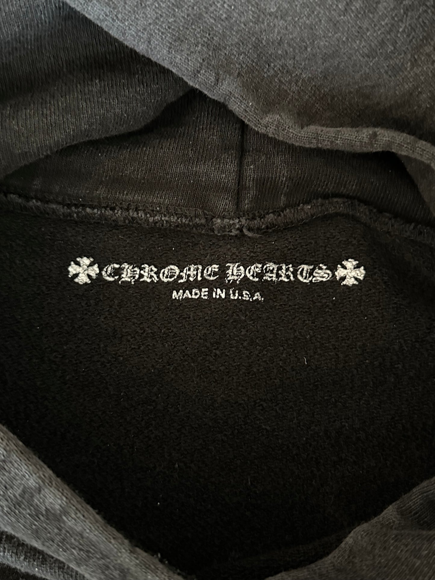 Chrome Hearts Black Matty Boy Stay Fast Hoodie