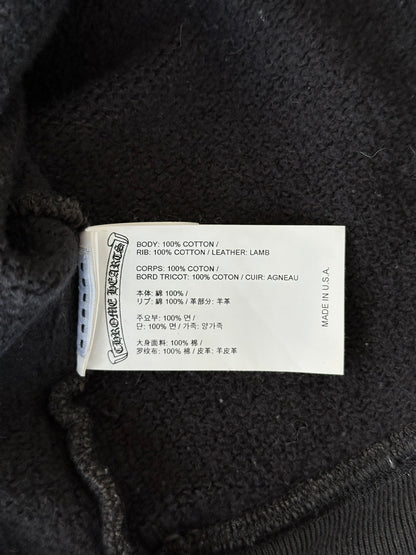 Chrome Hearts Black Triple Cross Patch Paper Jam Hoodie