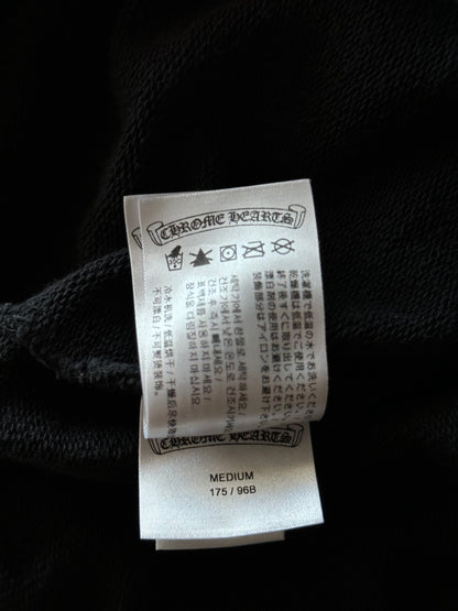 Chrome Hearts Black & White Horseshoe Logo Cross Jacquard Hoodie