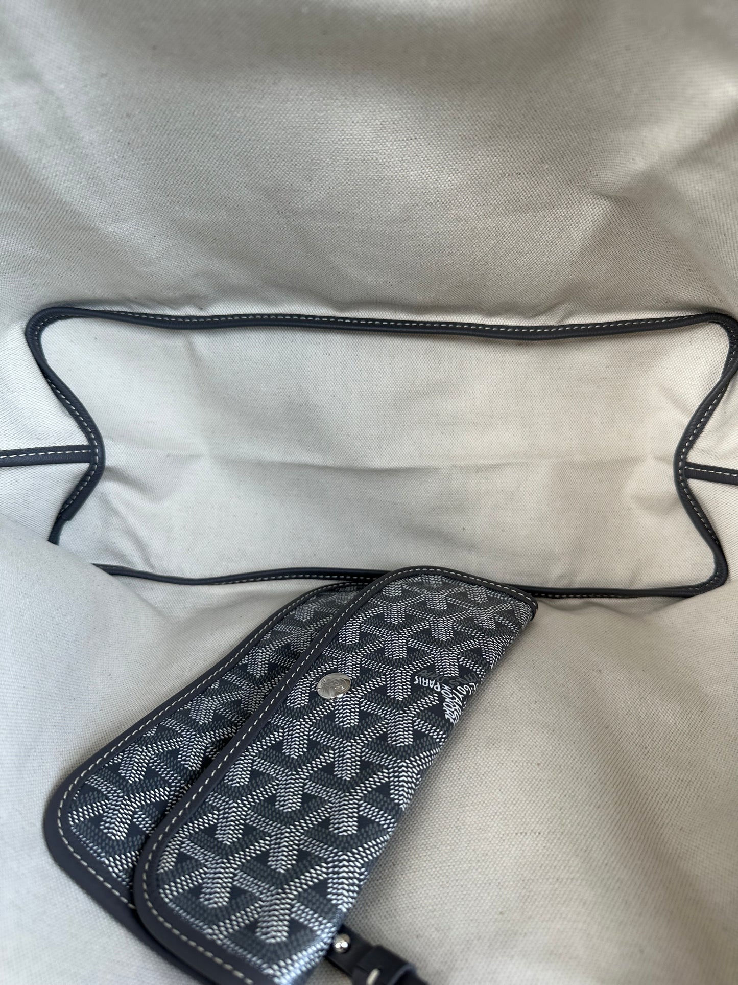 Goyard Grey St. Louis Tote Bag