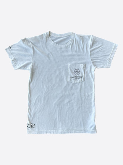 Chrome Hearts White & Black Los Angeles Exclusive Cross Logo T-Shirt
