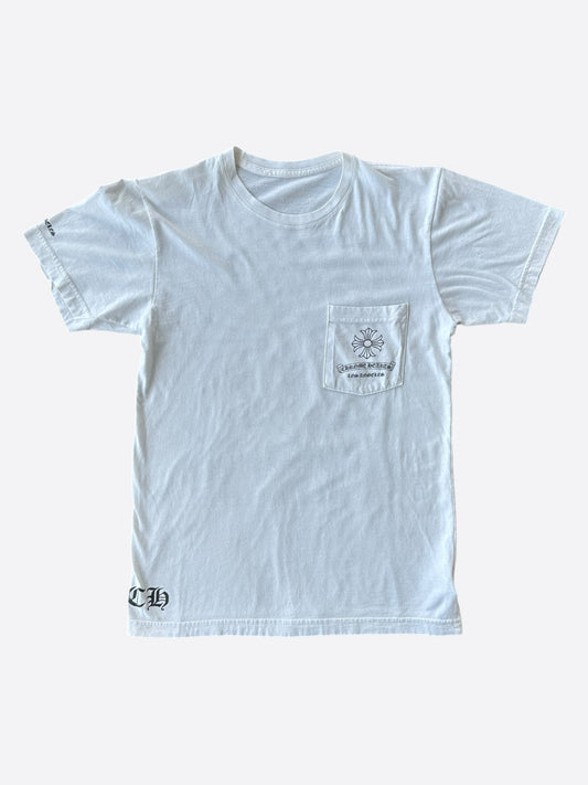 Chrome Hearts White & Black Los Angeles Exclusive Cross Logo T-Shirt