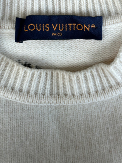 Louis Vuitton Beige Puzzle Wool Sweater