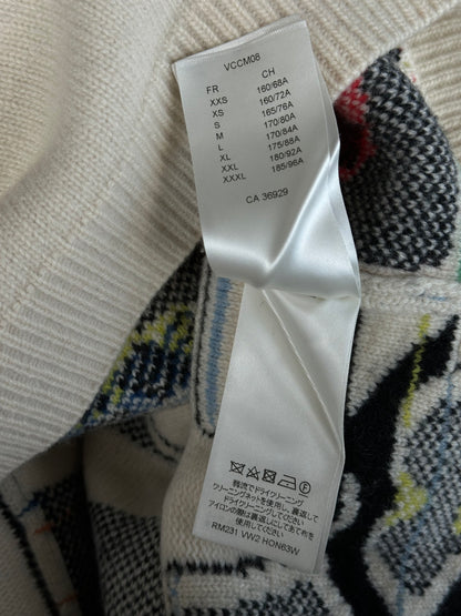 Louis Vuitton Beige Puzzle Wool Sweater