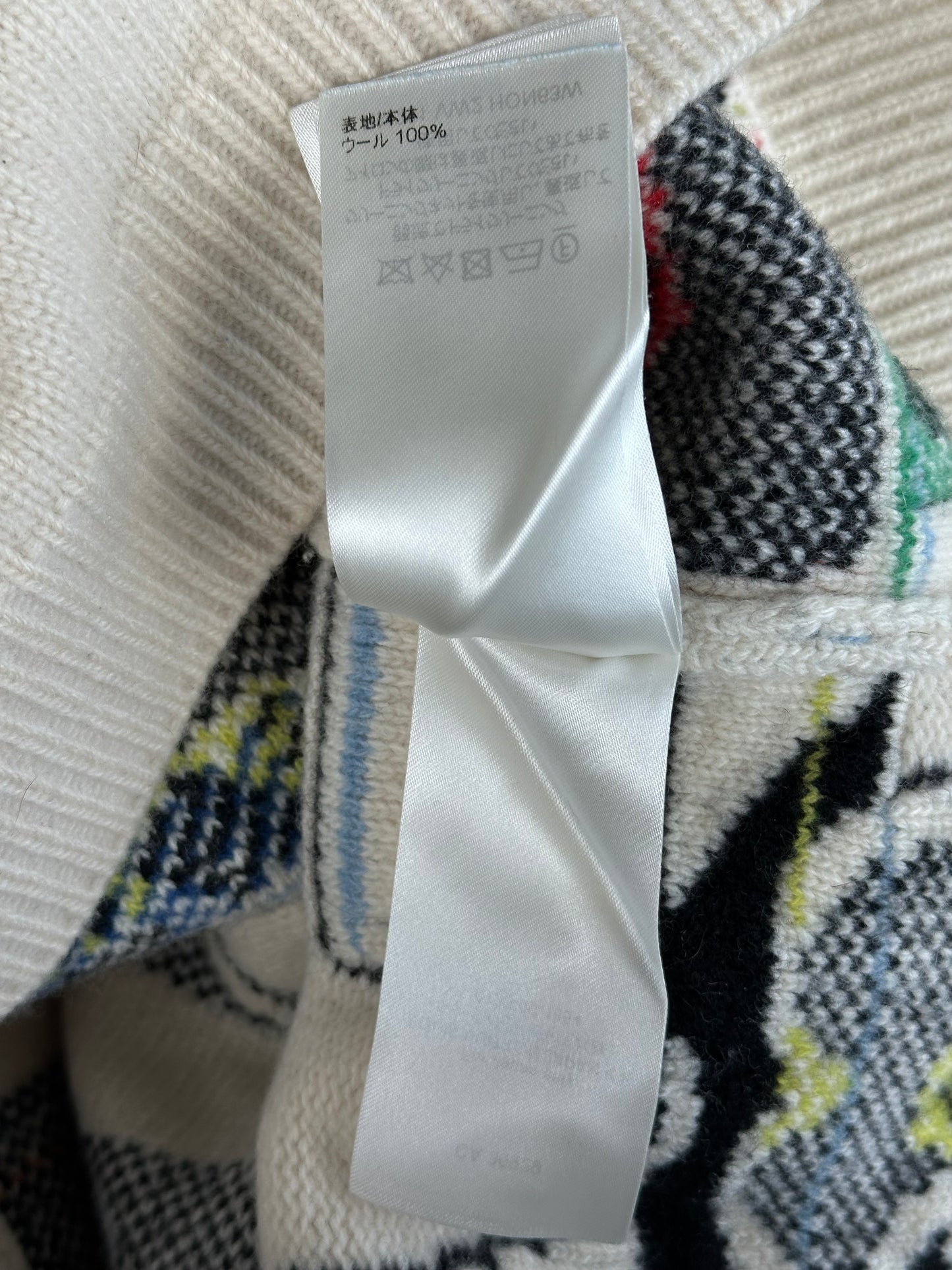Louis Vuitton Beige Puzzle Wool Sweater