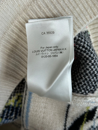 Louis Vuitton Beige Puzzle Wool Sweater