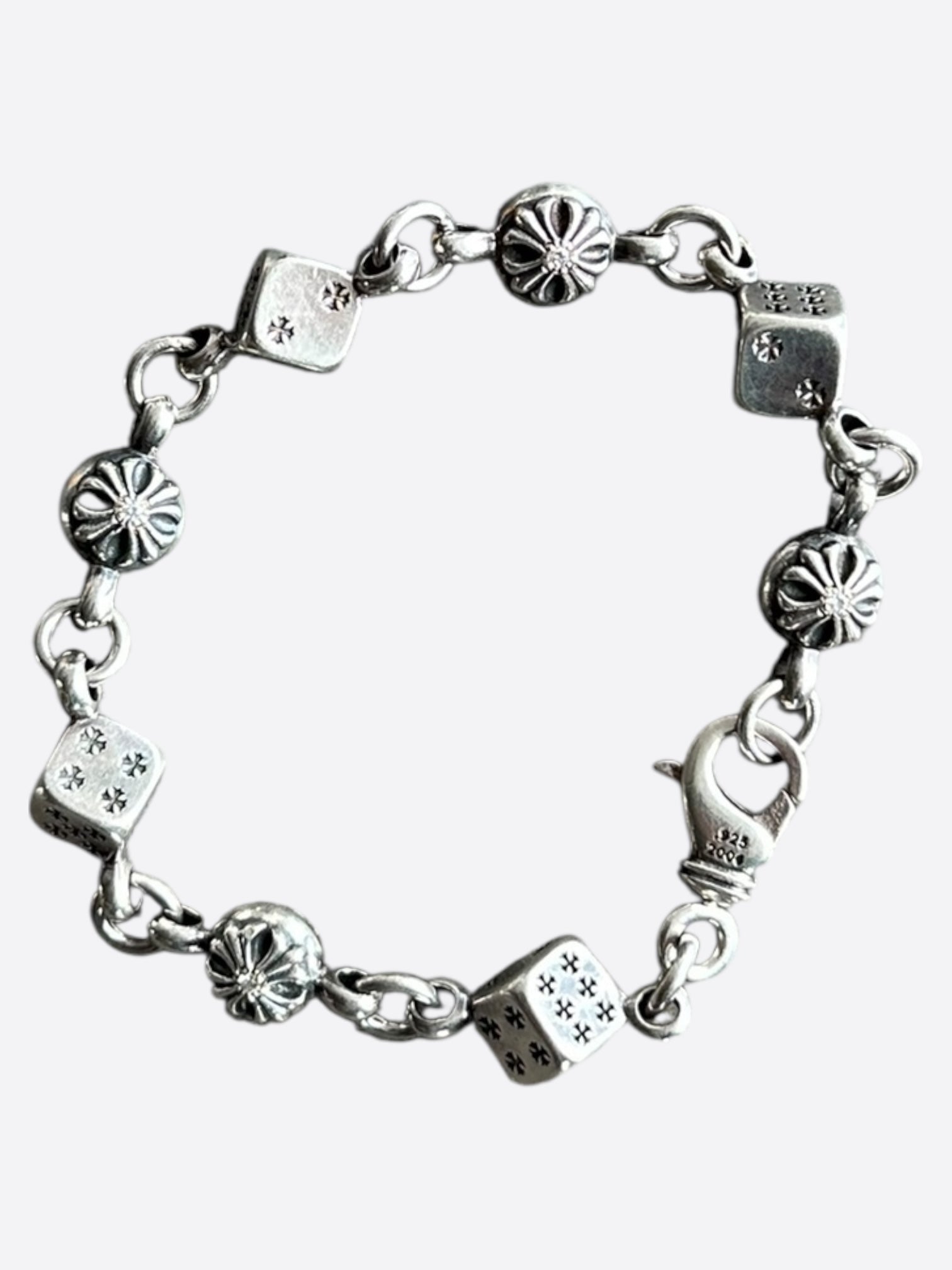 アクセサリー Chrome Hearts Dice & Crossball Bracelet DICE AND CROSSBALL BRACELET - Chrome World JP