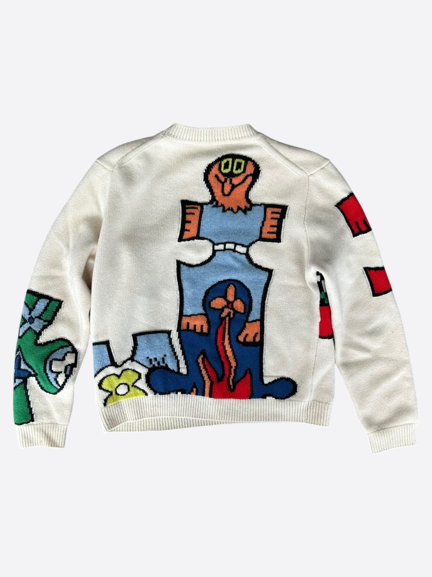 Louis Vuitton Beige Puzzle Wool Sweater
