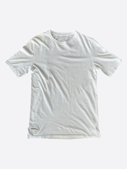 Chrome Hearts White Leather Patch T-Shirt