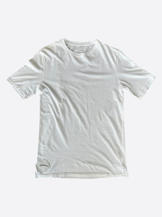Chrome Hearts White Leather Patch T-Shirt