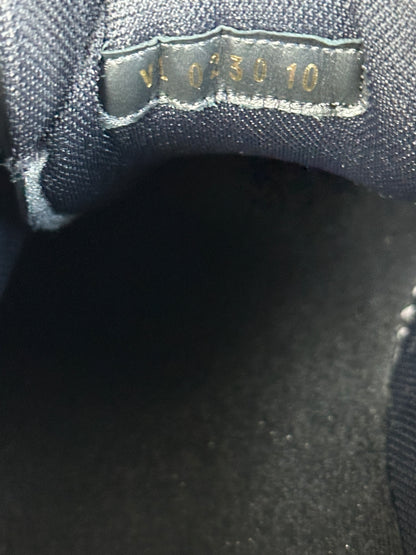 Louis Vuitton Black Monogram Embossed Trainers