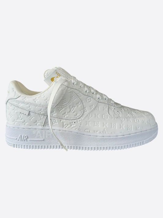 Louis Vuitton Nike White Monogram Low Top Air Force 1