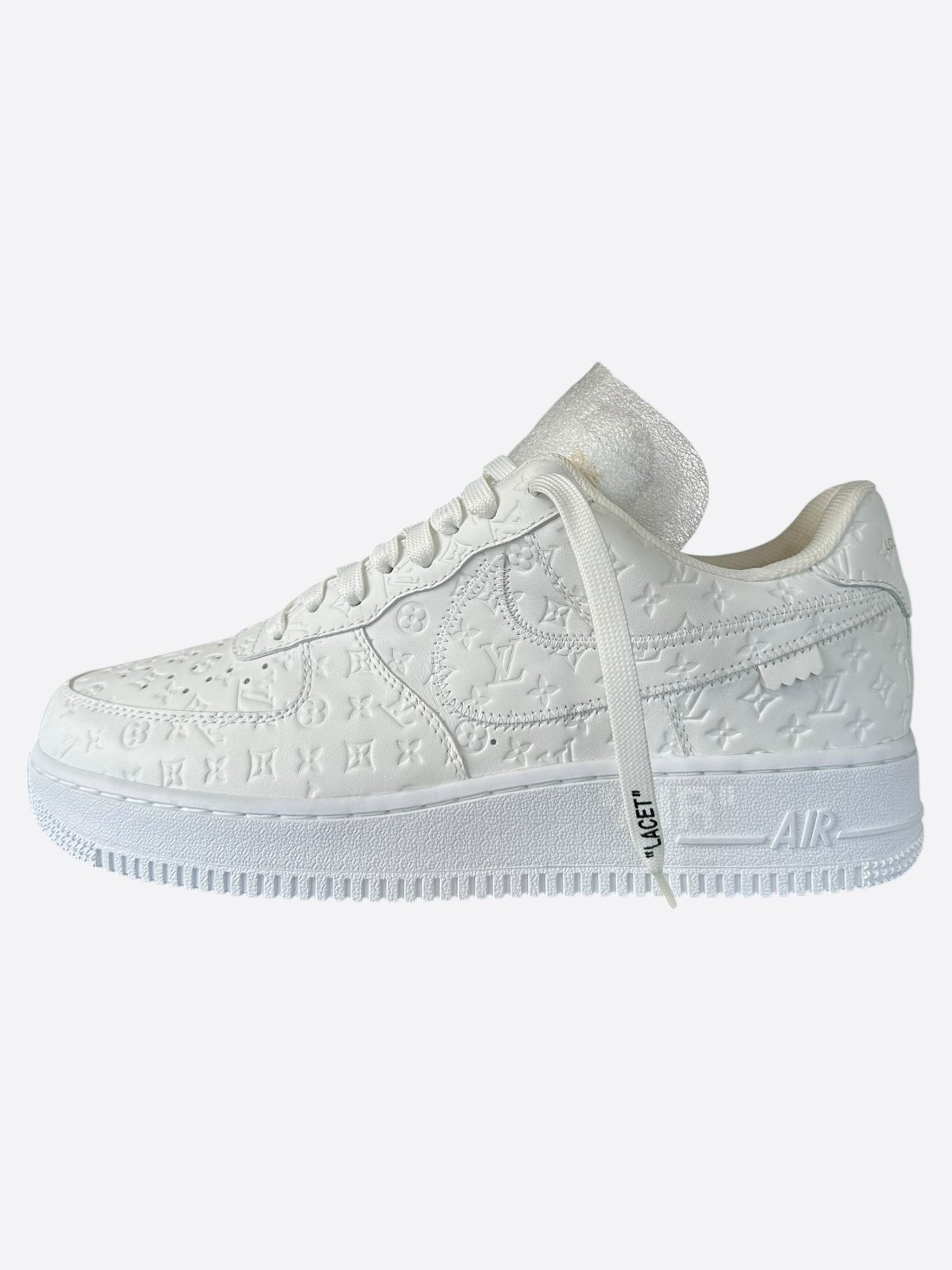 Louis Vuitton Nike White Monogram Low Top Air Force 1