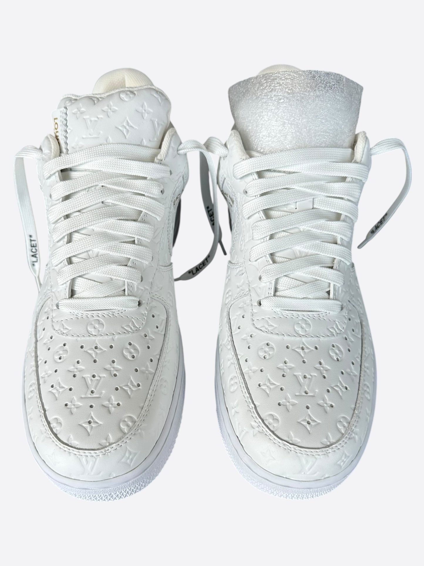 Louis Vuitton Nike White Monogram Low Top Air Force 1