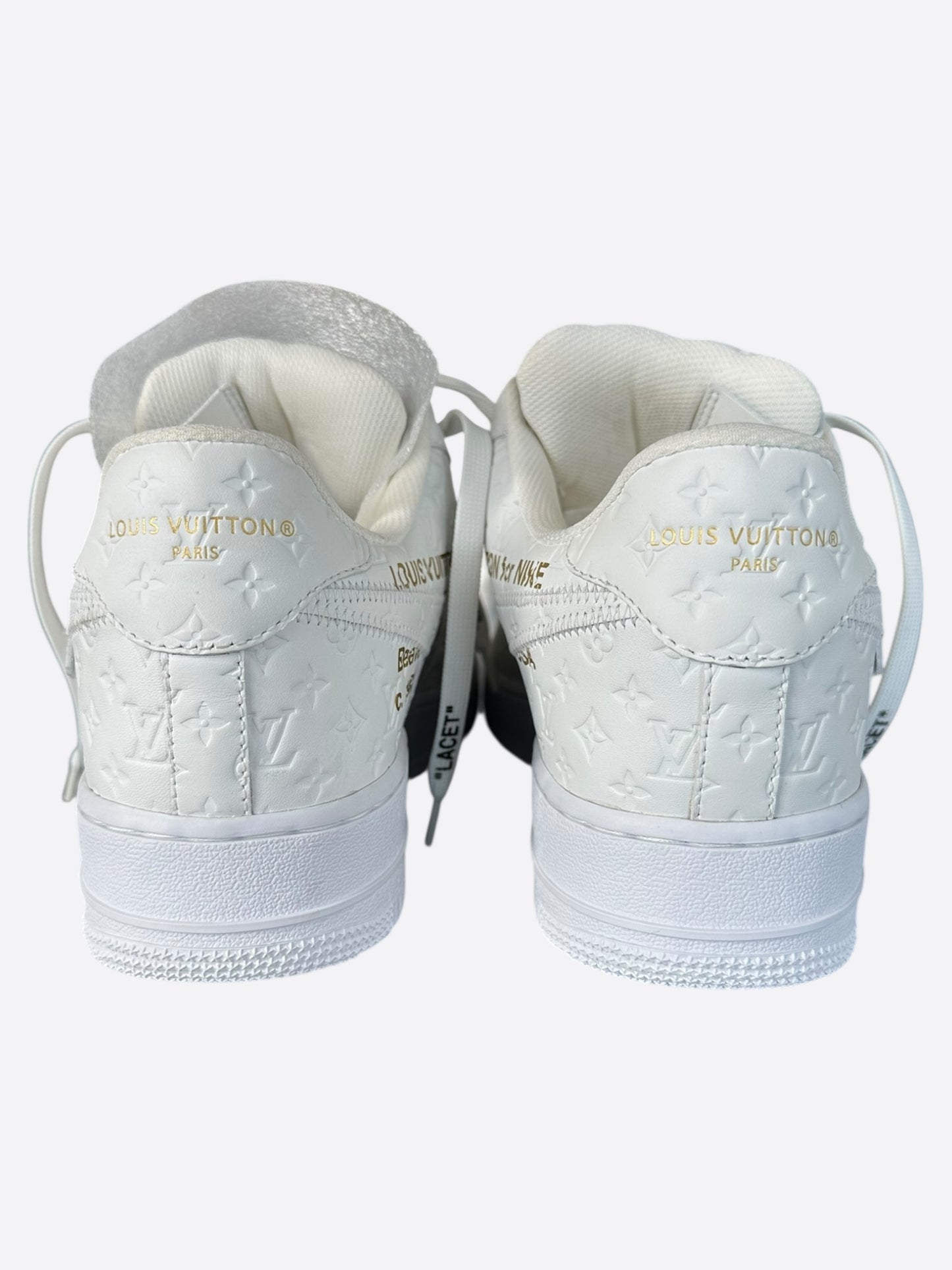 Louis Vuitton Nike White Monogram Low Top Air Force 1