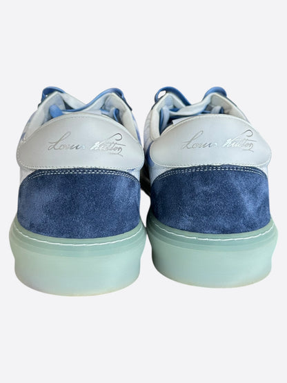 Louis Vuitton Blue Watercolor Monogram Ollie Sneakers