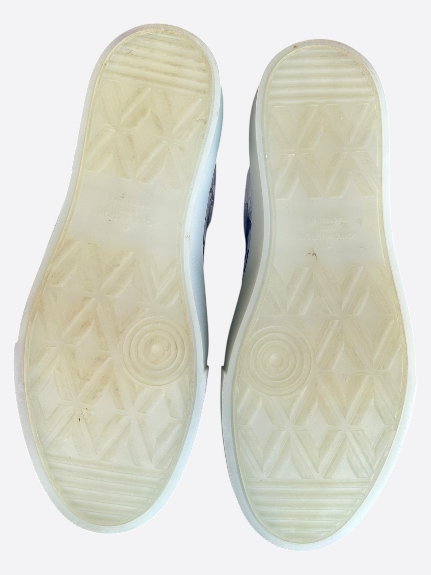 Louis Vuitton Blue Watercolor Monogram Ollie Sneakers