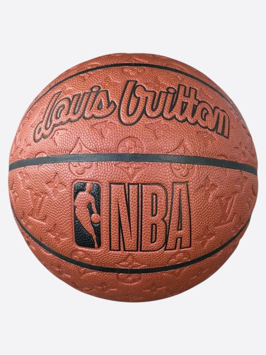 Louis Vuitton Brown & Black Monogram Embossed Basketball