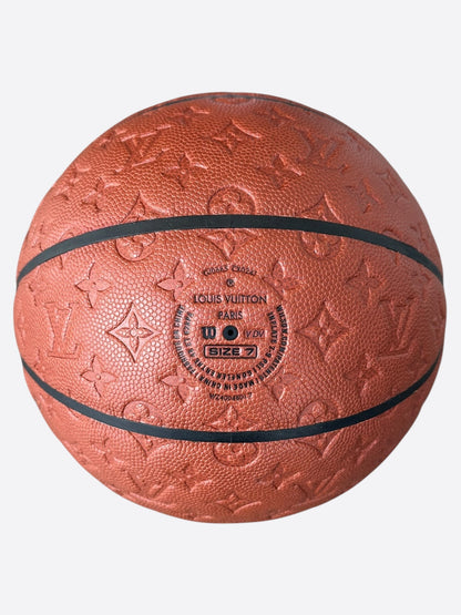 Louis Vuitton Brown & Black Monogram Embossed Basketball