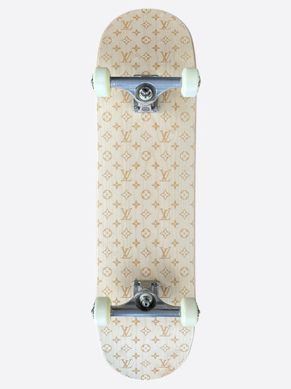 Louis Vuitton Brown Maplewood Monogram Skateboard