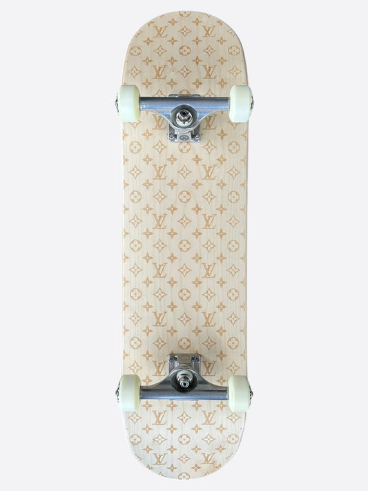 Louis Vuitton Brown Maplewood Monogram Skateboard