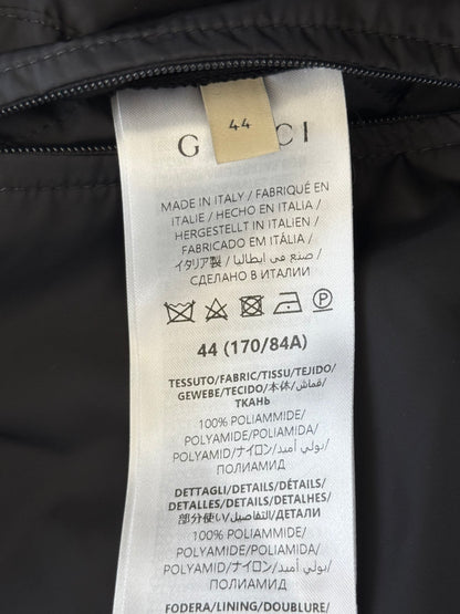 Gucci Black GG Monogram Windbreaker