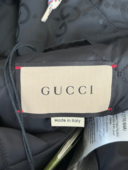 Gucci Black GG Monogram Windbreaker