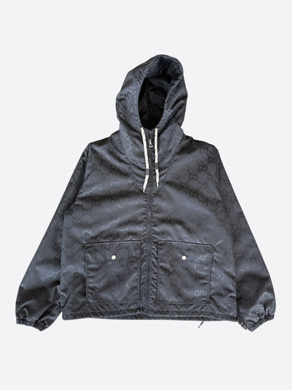 Gucci Black GG Monogram Windbreaker