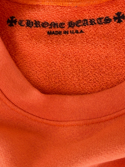 Chrome Hearts Orange & Black Dagger Logo Sweater
