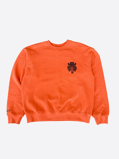 Chrome Hearts Orange & Black Dagger Logo Sweater