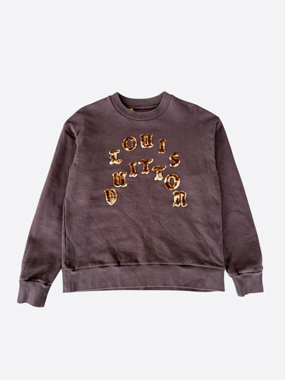 Louis Vuitton Brown Tuffetage Logo Sweater