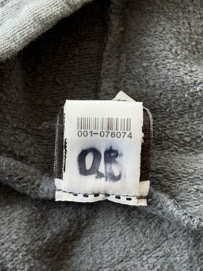 Chrome Hearts Grey & Black Horseshoe Logo Zip Up Hoodie