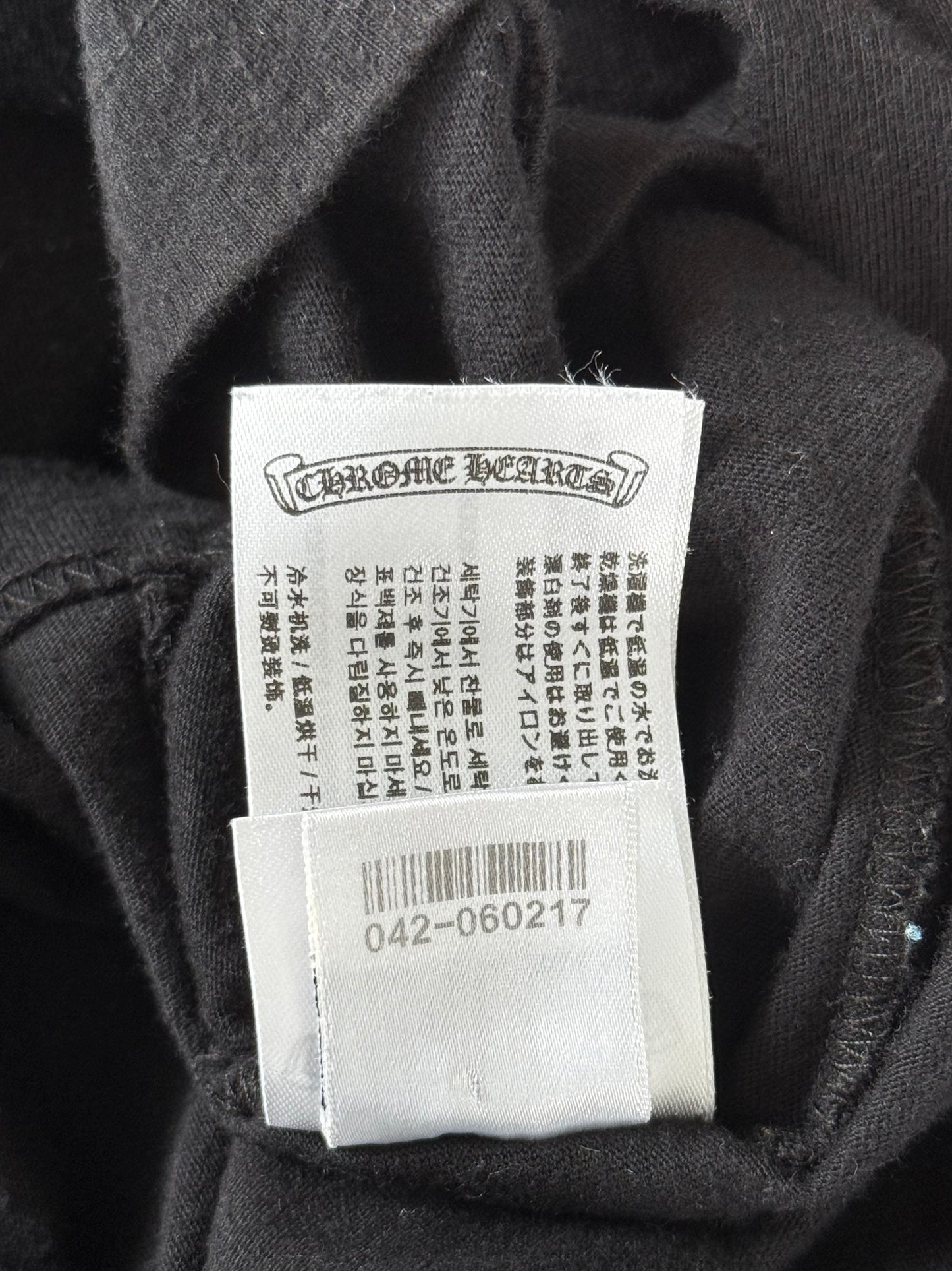 Chrome Hearts Black & Pink Horseshoe Logo T-Shirt